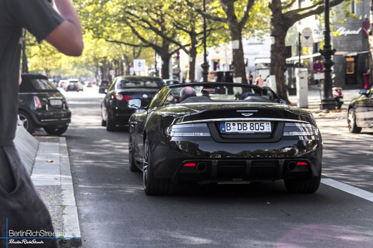 Aston Martin DBS Volante Carbon Black Edition spotted in Berlin — BerlinRichStreets